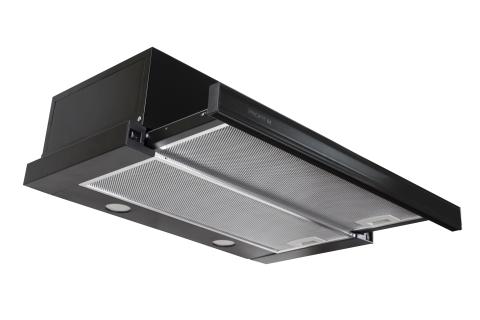 Витяжка кухонна ProfitM Телескоп Марена 60см 840м3 Чорна LED