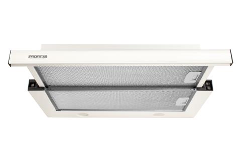 Витяжка кухонна ProfitM Телескоп Містраль 60см 550м3 Біла Витяжка кухонна ProfitM Телескоп Містраль 60см 550м3 Біла
